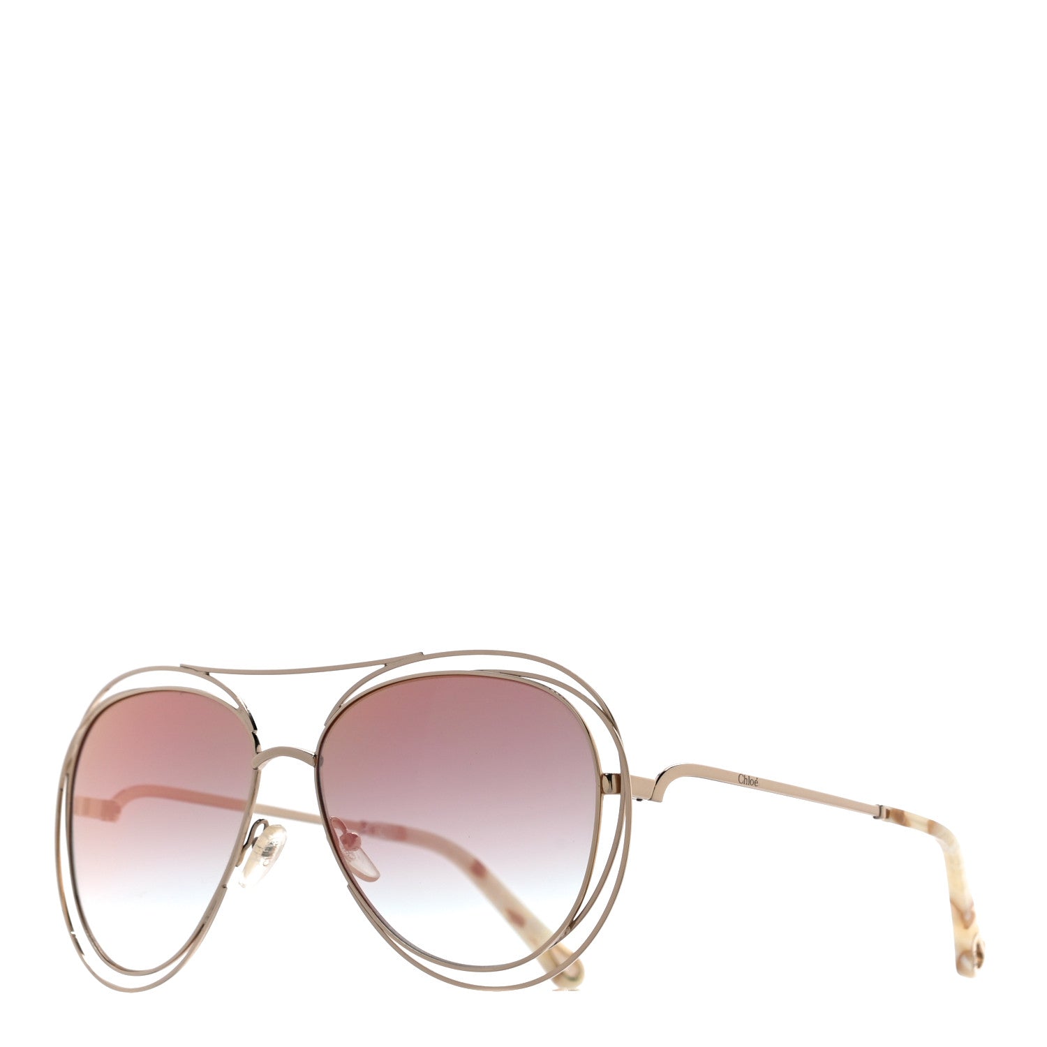 Chloe Carlina Round Sunglasses CE134S Gold 1 of 7
