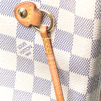 Louis Vuitton Damier Azur Neverfull MM 7 of 8