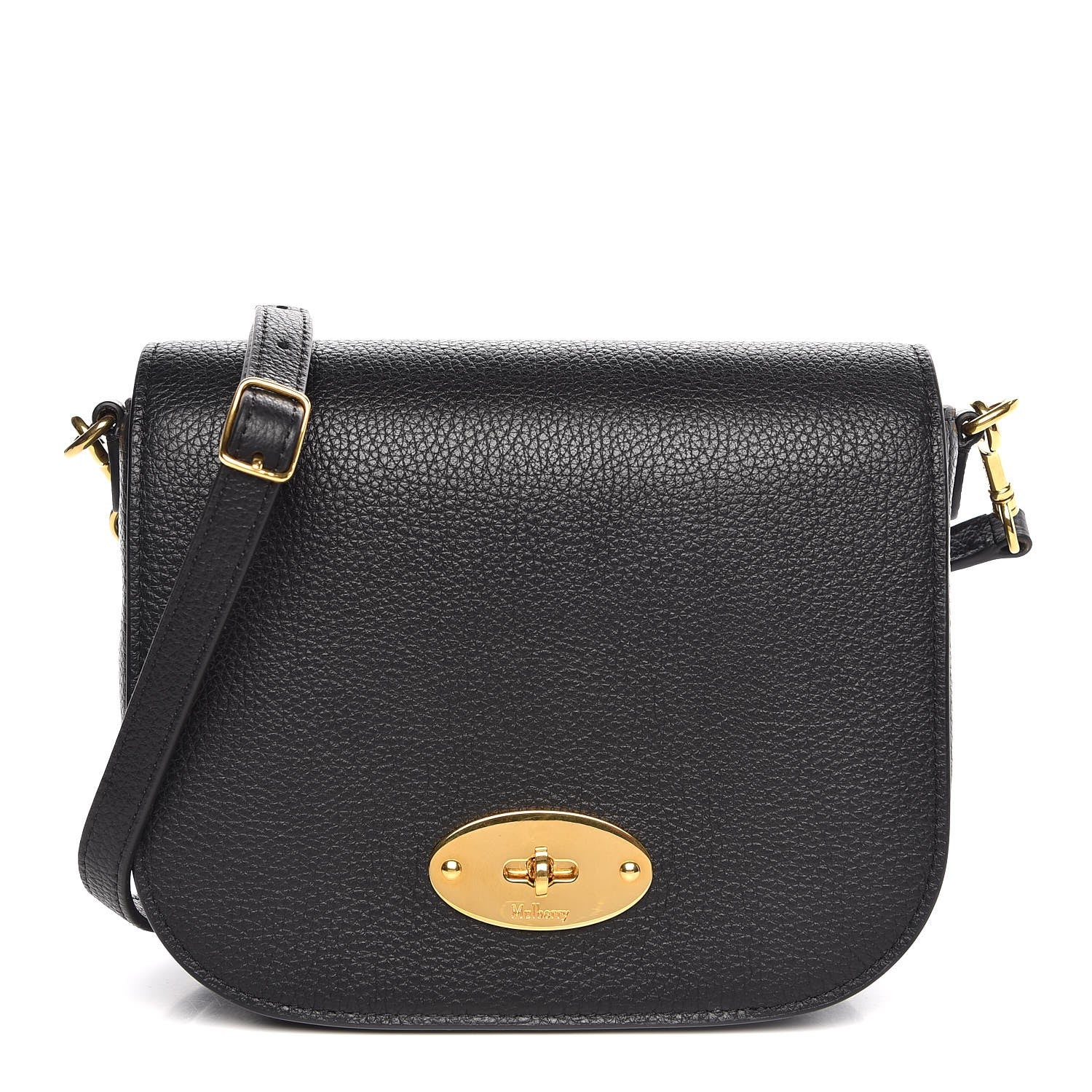 Mulberry Small Classic Grain Calfskin Small Darley Satchel Black 1 of 7