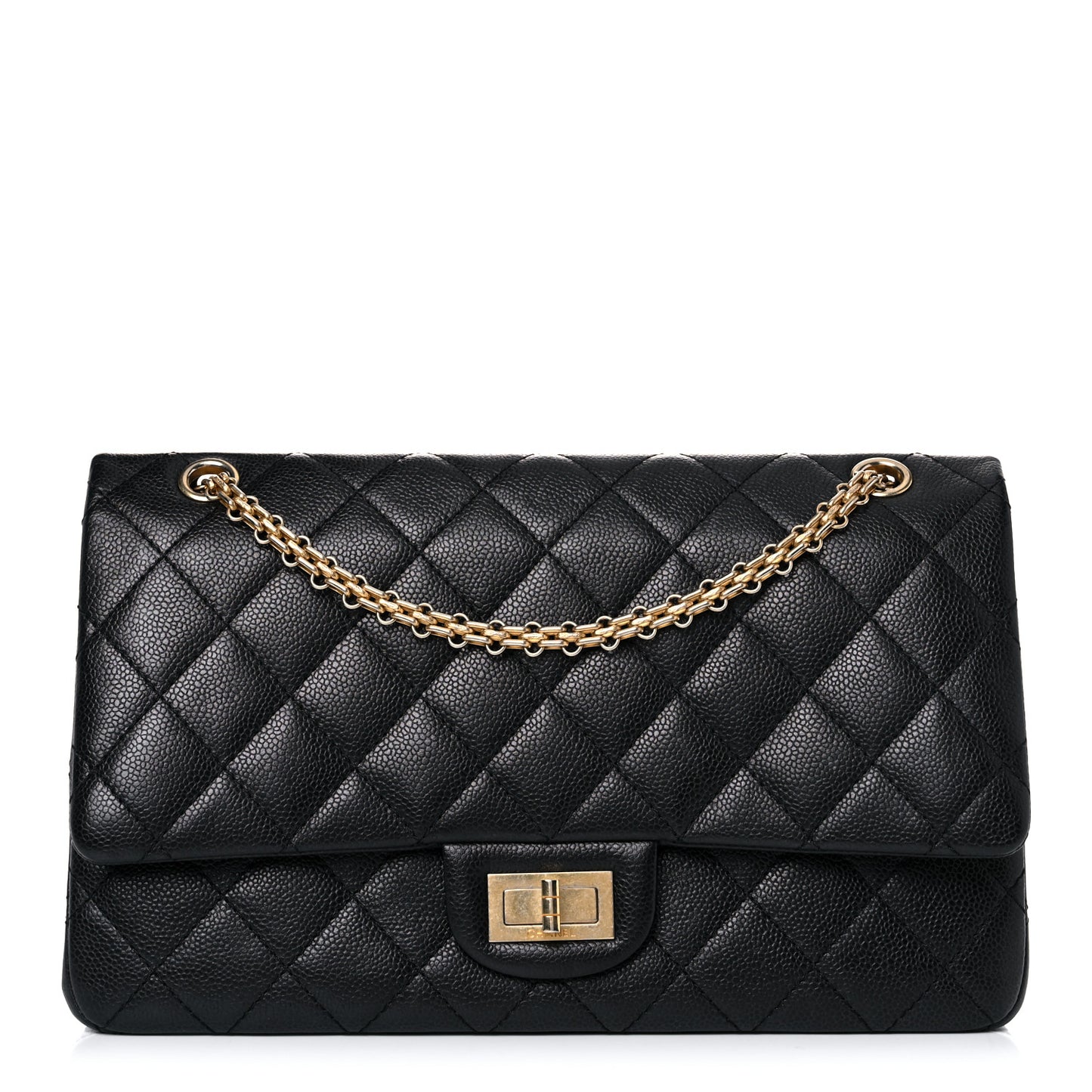Caviar Quilted 2.55 Reissue 227 Flap Black
