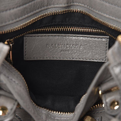 Balenciaga Agneau Giant 12 Gold Hardware Mini City Gris Pyrite 6 of 11