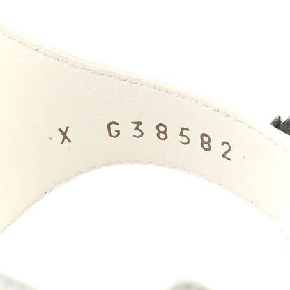 Chanel Lambskin CC Leaf Thong Sandals 39.5 White 8 of 9