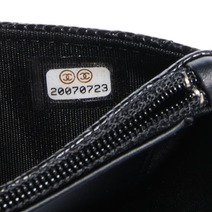 Chanel Caviar Quilted Boy Wallet On Chain WOC Black 8 of 8