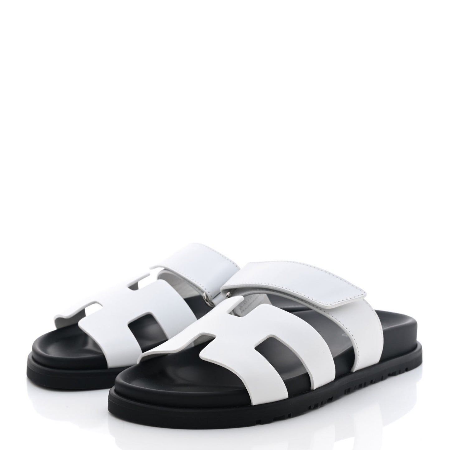 Calfskin Womens Chypre Sandals 36.5 White