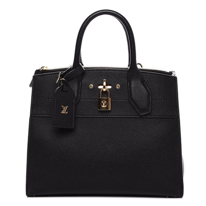 Louis Vuitton Taurillon City Steamer PM Black 1 of 6
