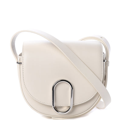 3.1 Phillip Lim 3.1 Calfskin Alix Saddle Crossbody Bag Off White 1 of 8