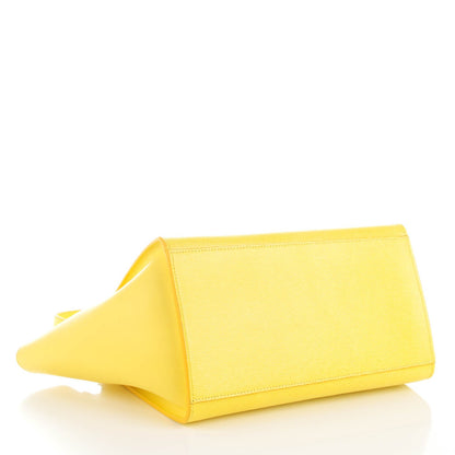 Celine Liege Calfskin Small Trapeze Fluo Yellow 4 of 7