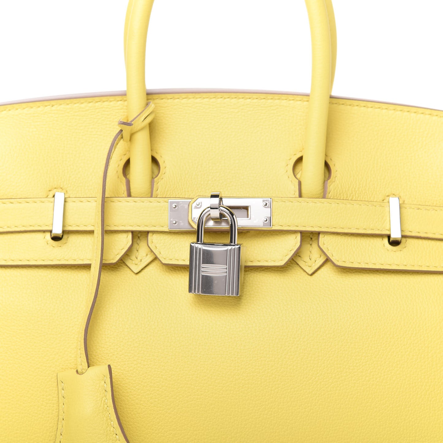 Taurillon Novillo Verso Birkin 25 Lime Bleuet
