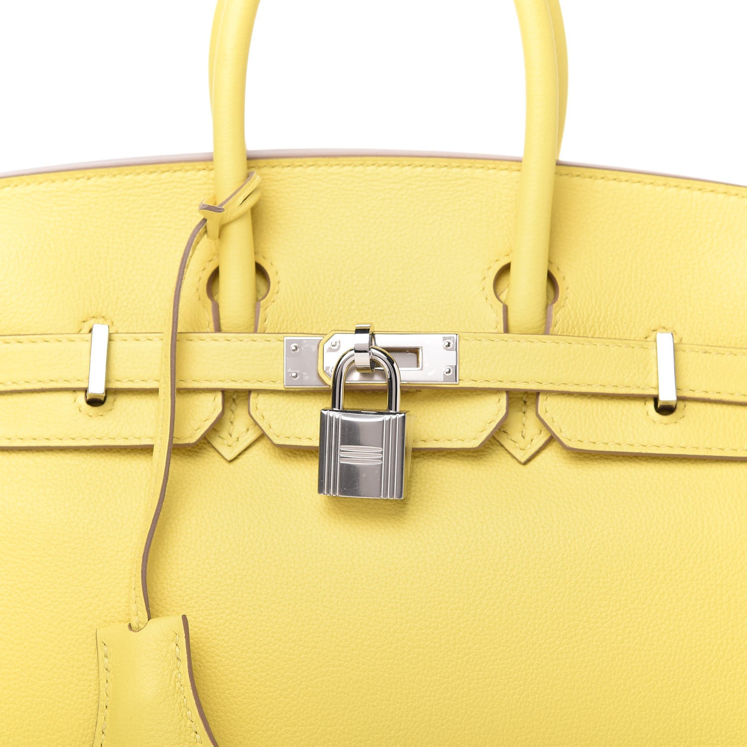 Hermes Taurillon Novillo Verso Birkin 25 Lime Bleuet 10 of 10