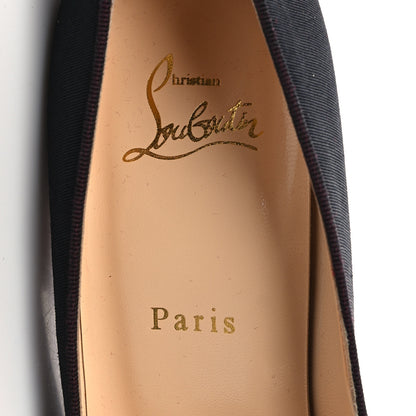 Christian Louboutin Velvet Tudor Soir 100 Block Heels 39 Black 7 of 7