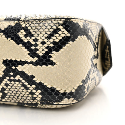 Khaite Calfskin Python Embossed Simona Shoulder Bag Natural 9 of 9