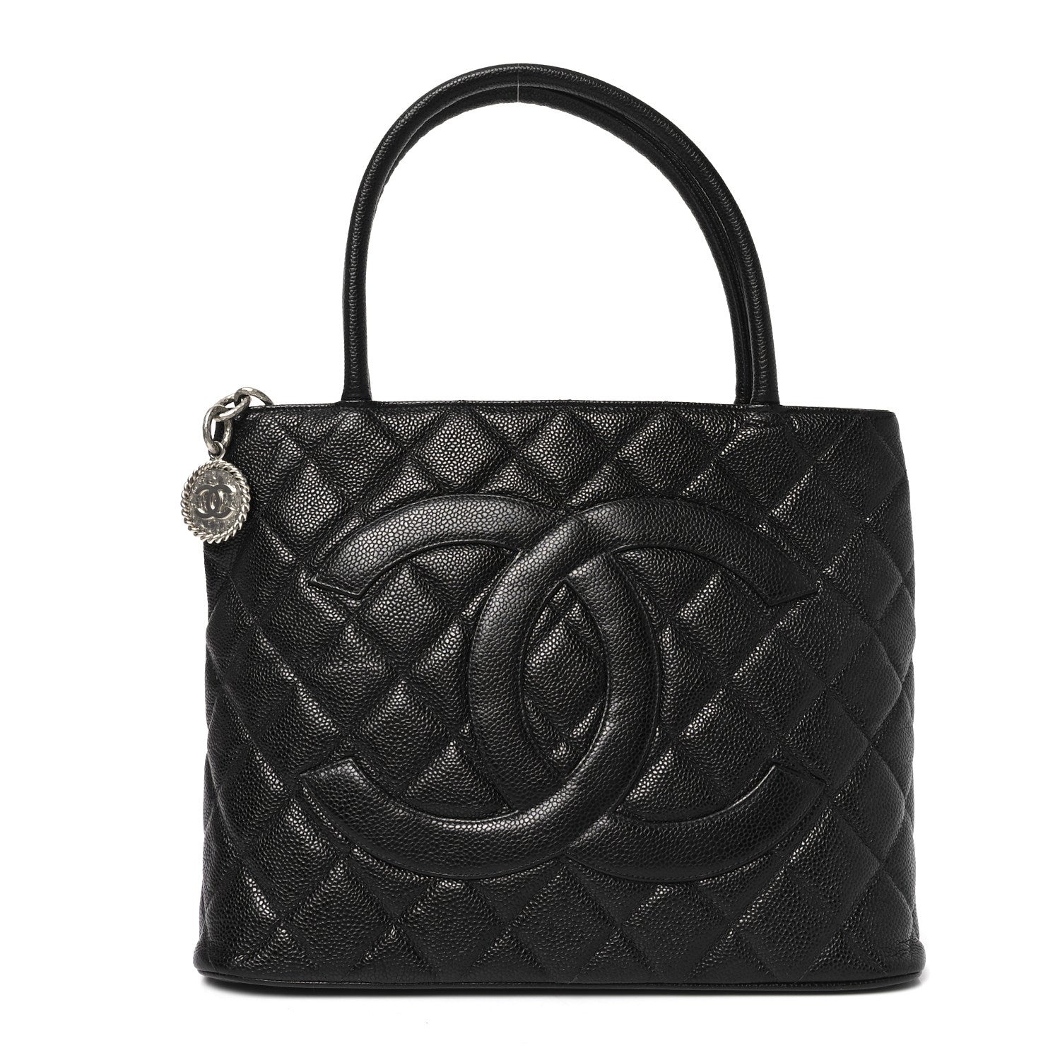 Chanel Caviar Quilted Medallion Tote Black 1 of 10