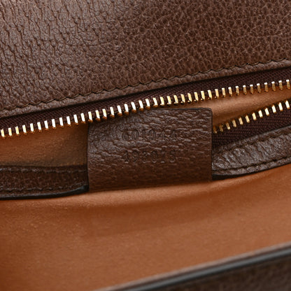 Gucci GG Supreme Monogram Web Small Ophidia Flap Messenger Bag Brown 7 of 11