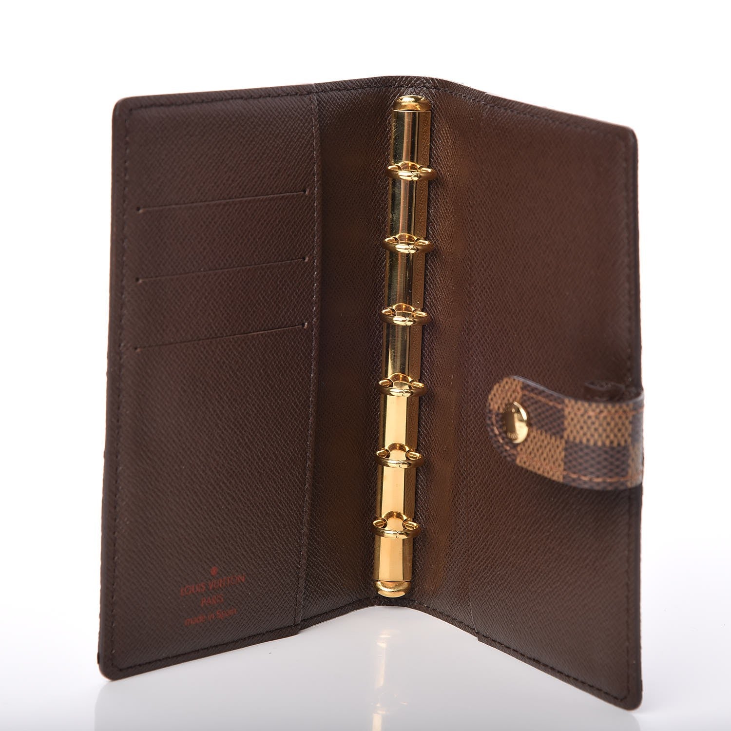 Louis Vuitton Damier Ebene Small Ring Agenda Cover 5 of 6
