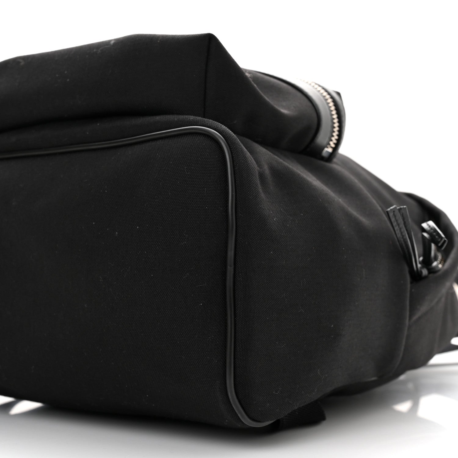 Saint Laurent Canvas City Backpack Black 10 of 10
