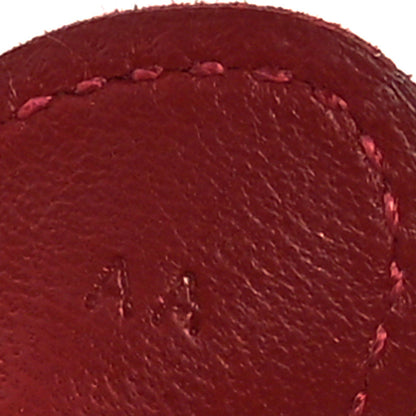 Hermes Milo Lambskin Grigri Rodeo Horse Bag Charm PM Bleu Glacier Curry Rouge H 4 of 5
