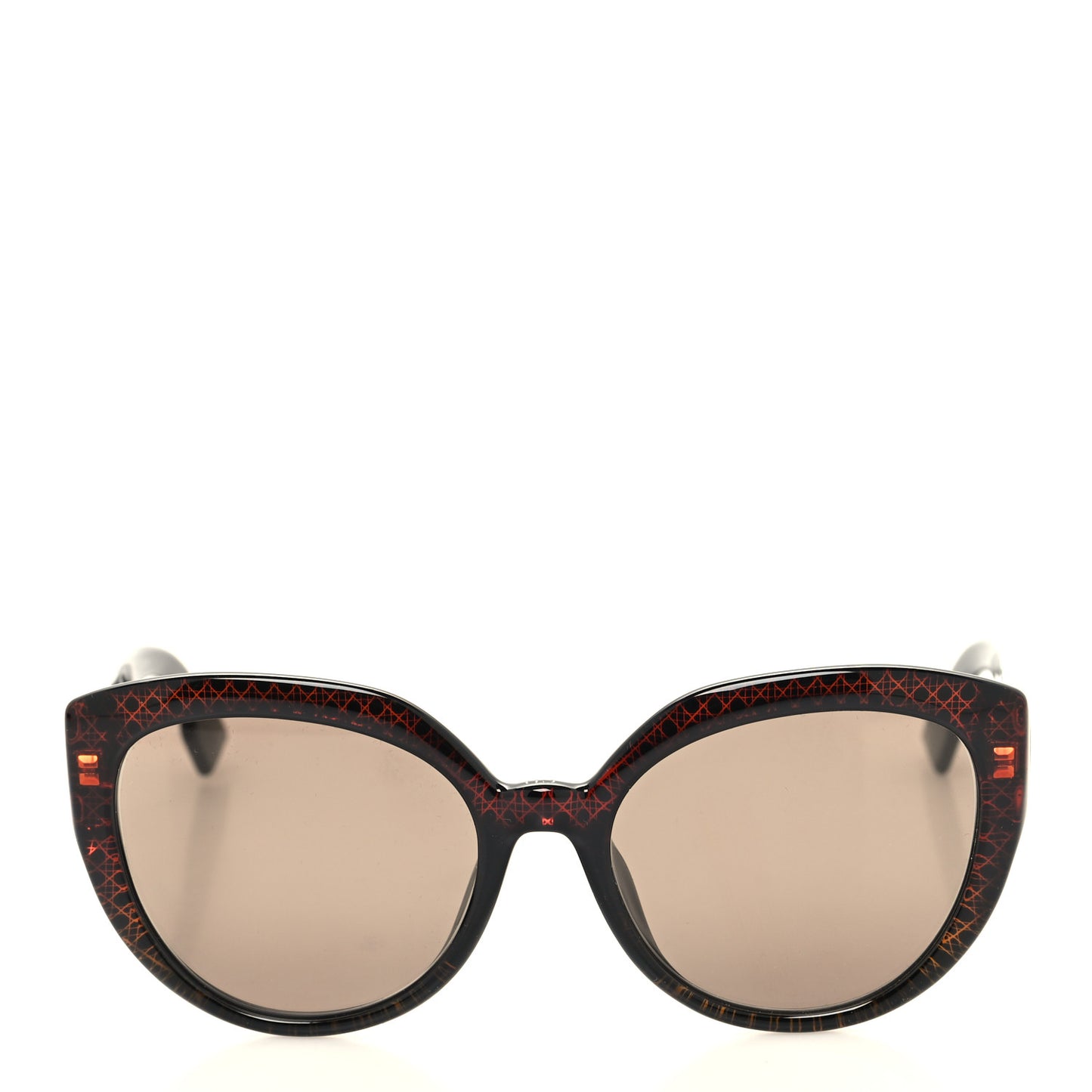 Acetate DDiorF Cat Eye Sunglasses Brown