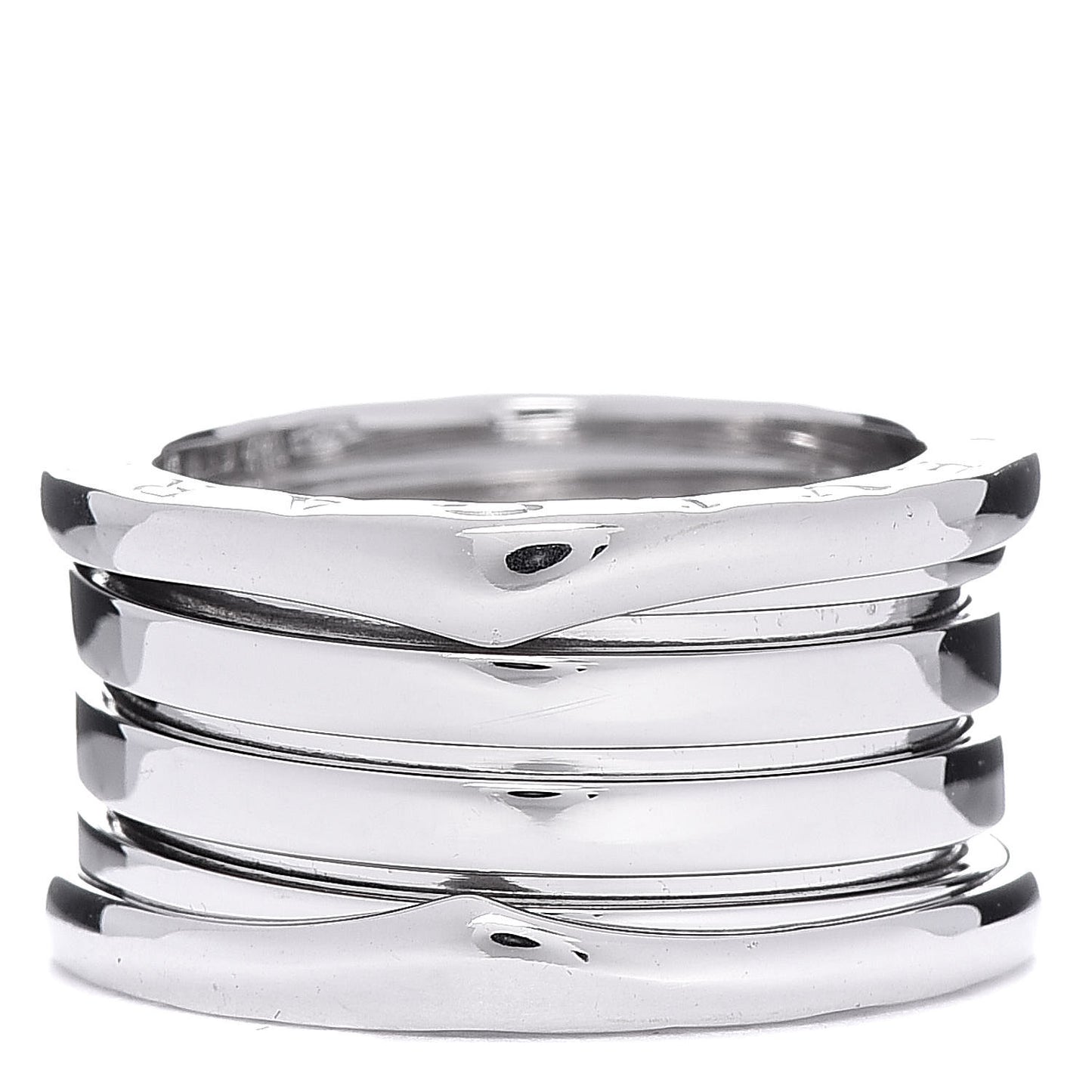 18K White Gold B.Zero1 4 Band Ring 51 5.75