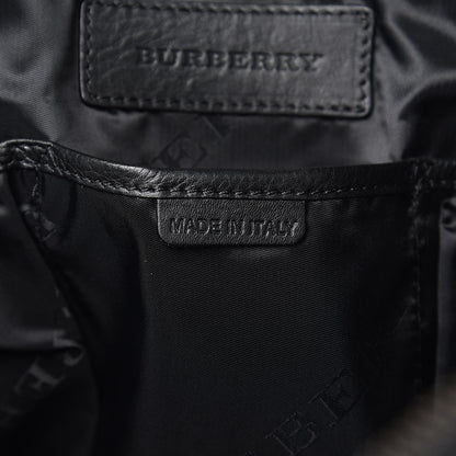 Burberry Heritage Grain Check Embossed Briefcase Black 7 of 10