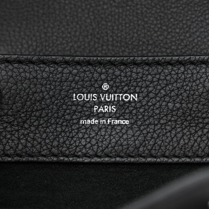 Louis Vuitton Calfskin Flower Lockme Mini Backpack Black Multicolor 6 of 12