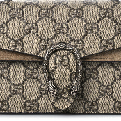 Gucci GG Supreme Monogram Mini Dionysus Top Handle Bag Taupe 7 of 9