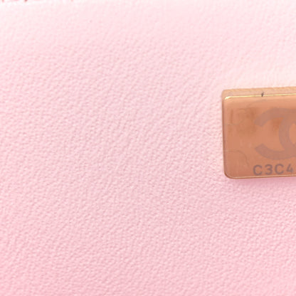 Chanel Lambskin Quilted Mini Top Handle Rectangular Flap Light Pink 7 of 10