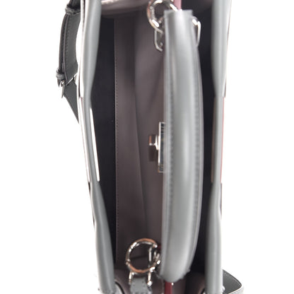Fendi Vitello Seta Shiny Nappa Medium Peekaboo Iconic Satchel Alga Rosa Doll 6 of 9
