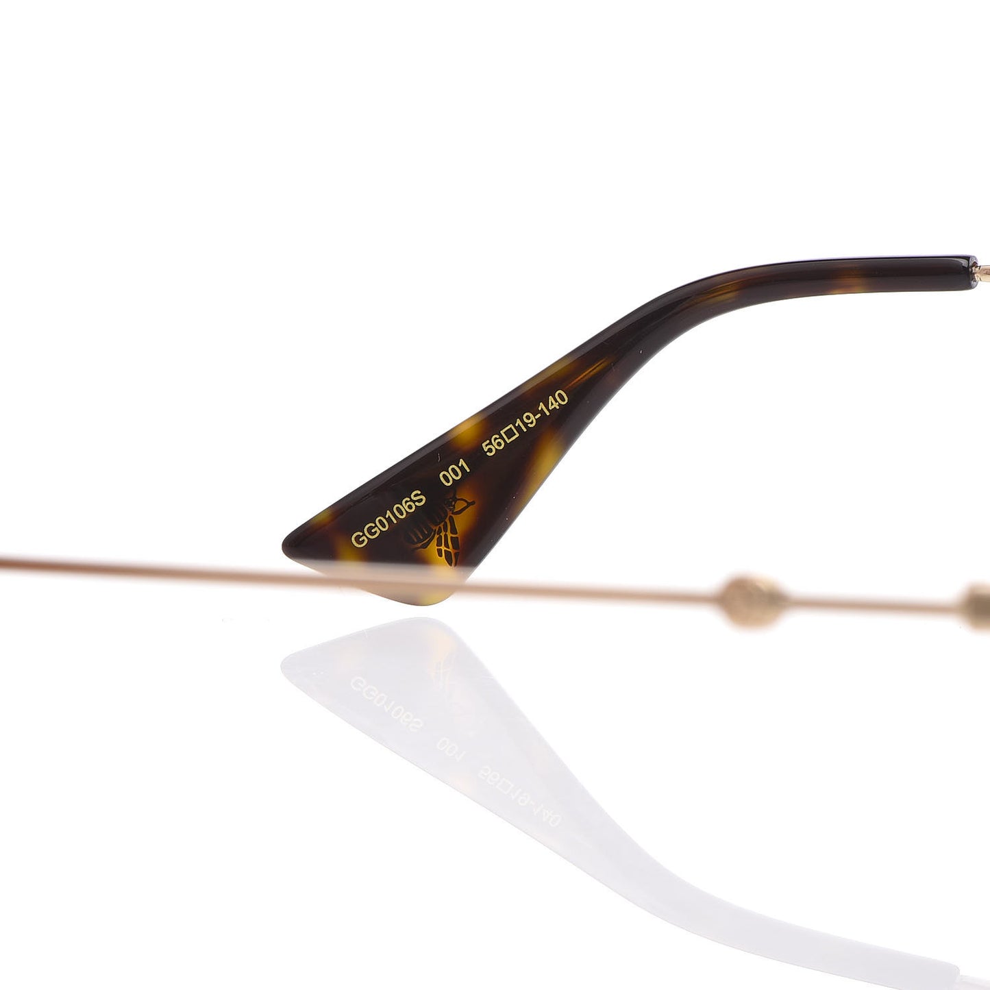 Acetate Oversize Square Frame GG0106S Sunglasses Black