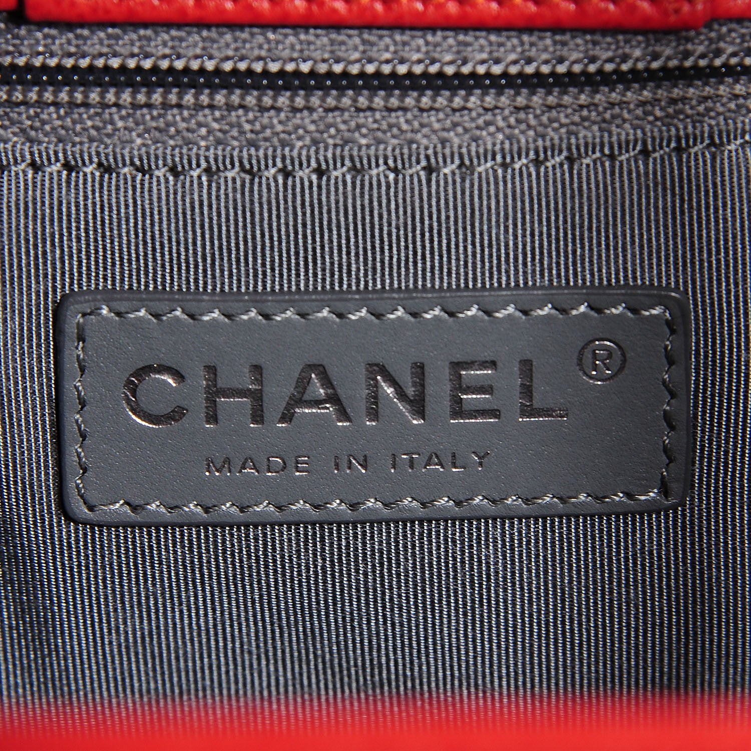 Chanel Calfskin Small Cerf Shopper Tote Orange 6 of 7