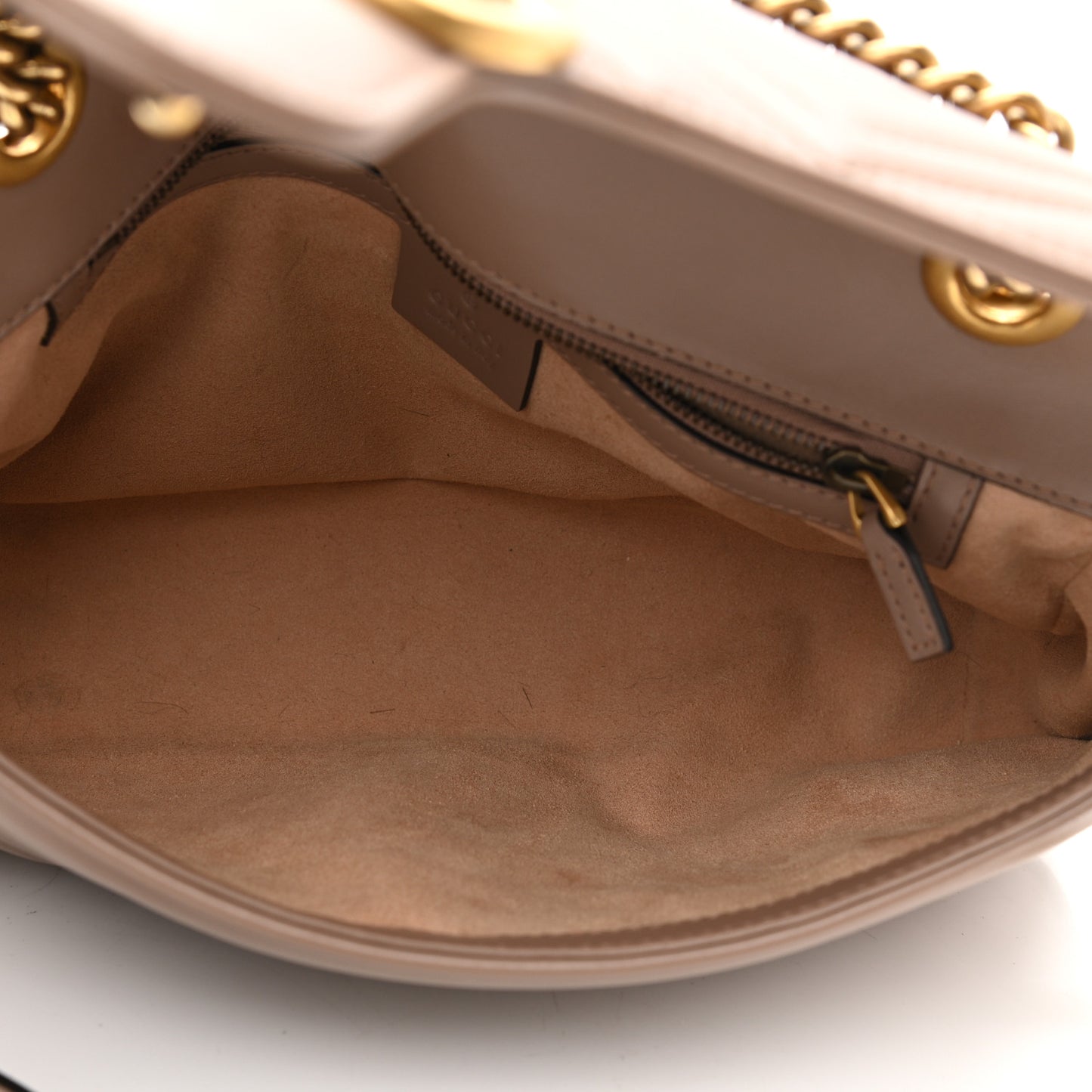 Calfskin Matelasse Small GG Marmont Shoulder Bag Porcelain Rose