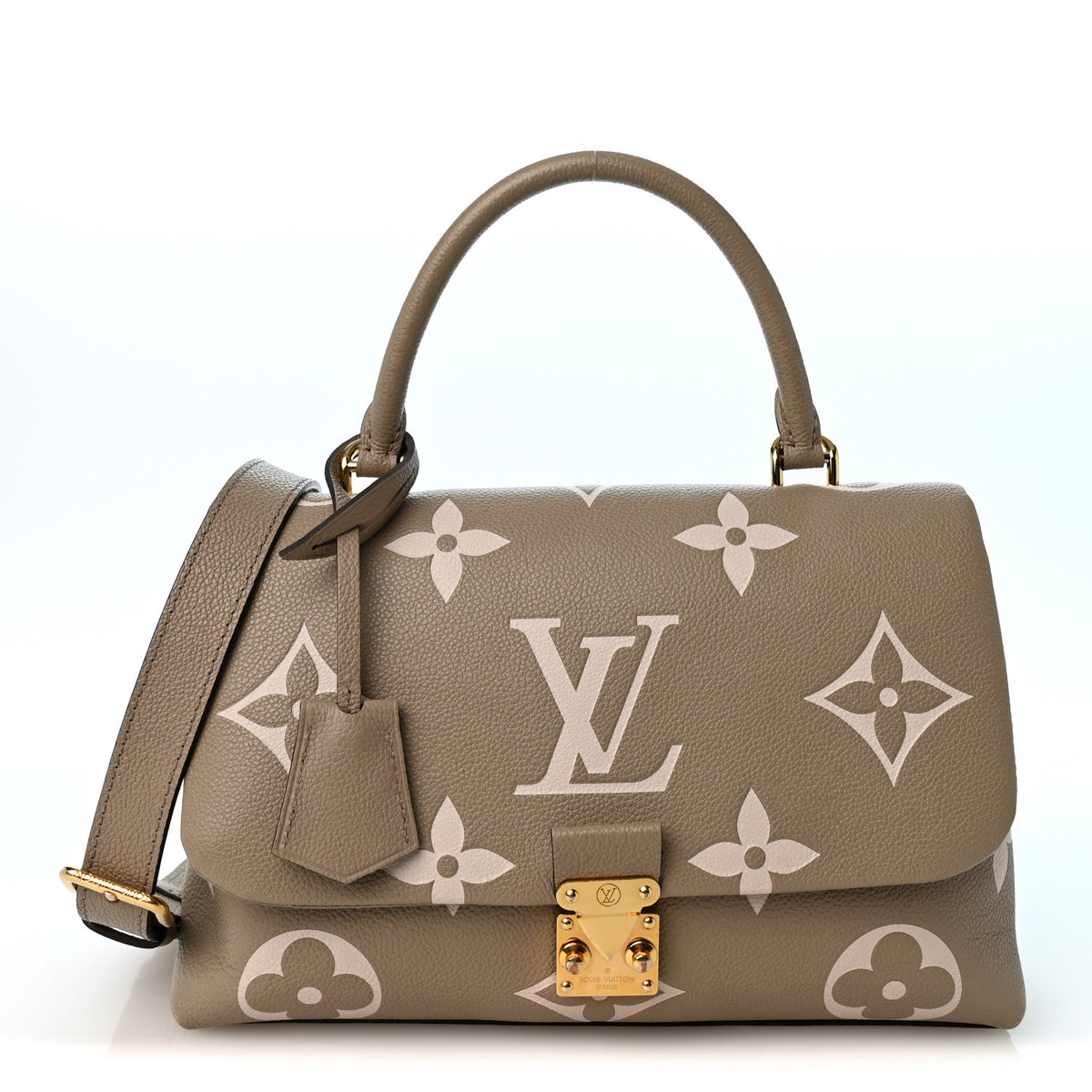Empreinte Monogram Giant Madeleine MM Dove Grey Beige