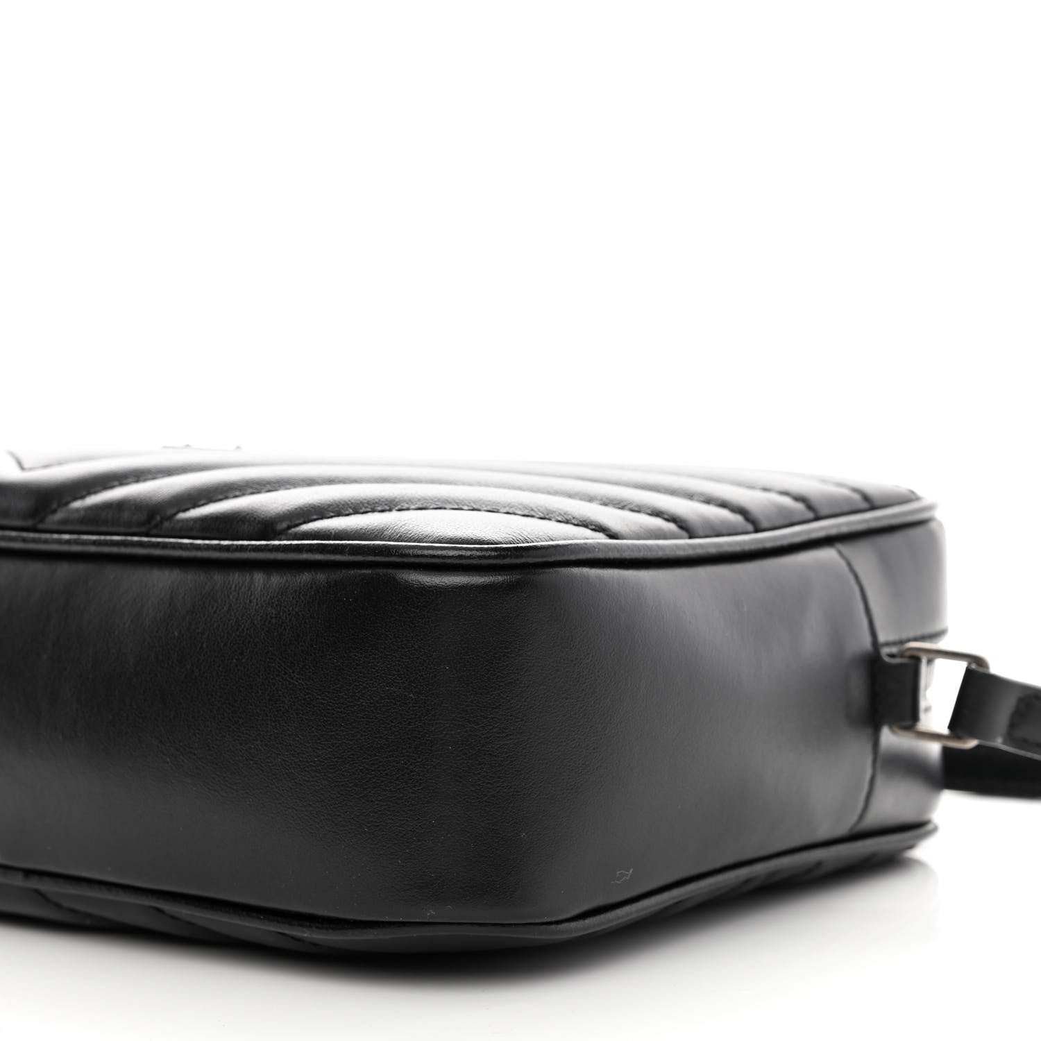Saint Laurent Calfskin Matelasse Monogram Lou Camera Bag Black 10 of 10
