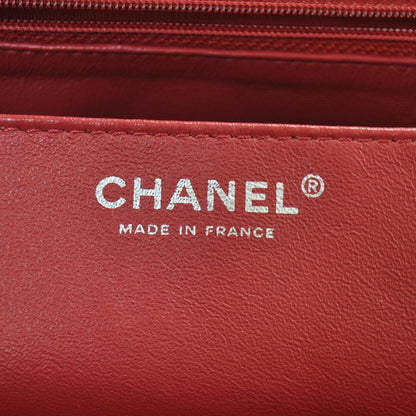 Chanel Washed Caviar Maxi Flap Fuchsia 8 of 10