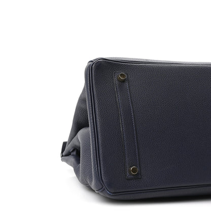 Hermes Togo BIRKIN 35 Bleu Nuit 9 of 10