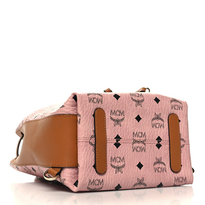 MCM Visetos Small Essential Backpack Soft Pink 4 of 11