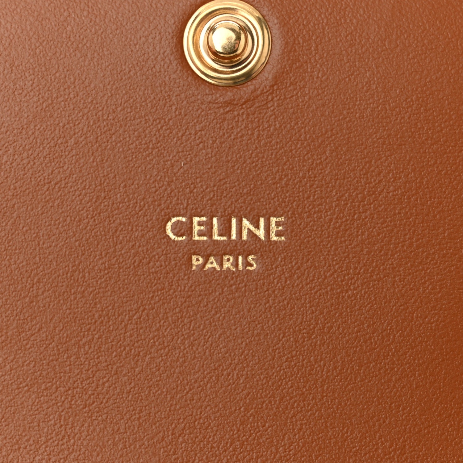 Celine Canvas Calfskin Triomphe Multipochette Grege 6 of 10