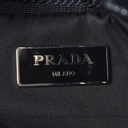 Prada Tessuto Nylon Bomber Tote Black 8 of 10
