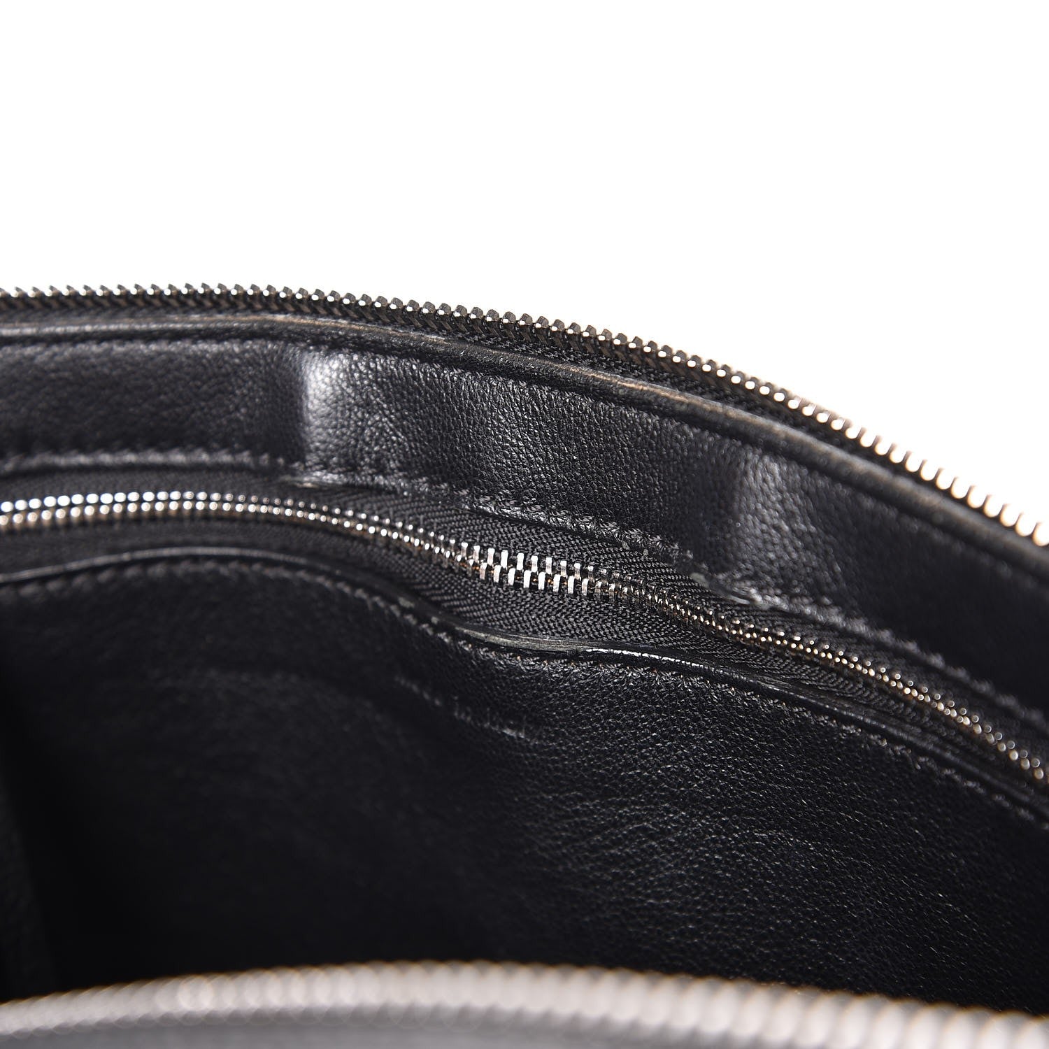 Celine Drummed Calfskin Small Edge Shoulder Bag Black 8 of 10