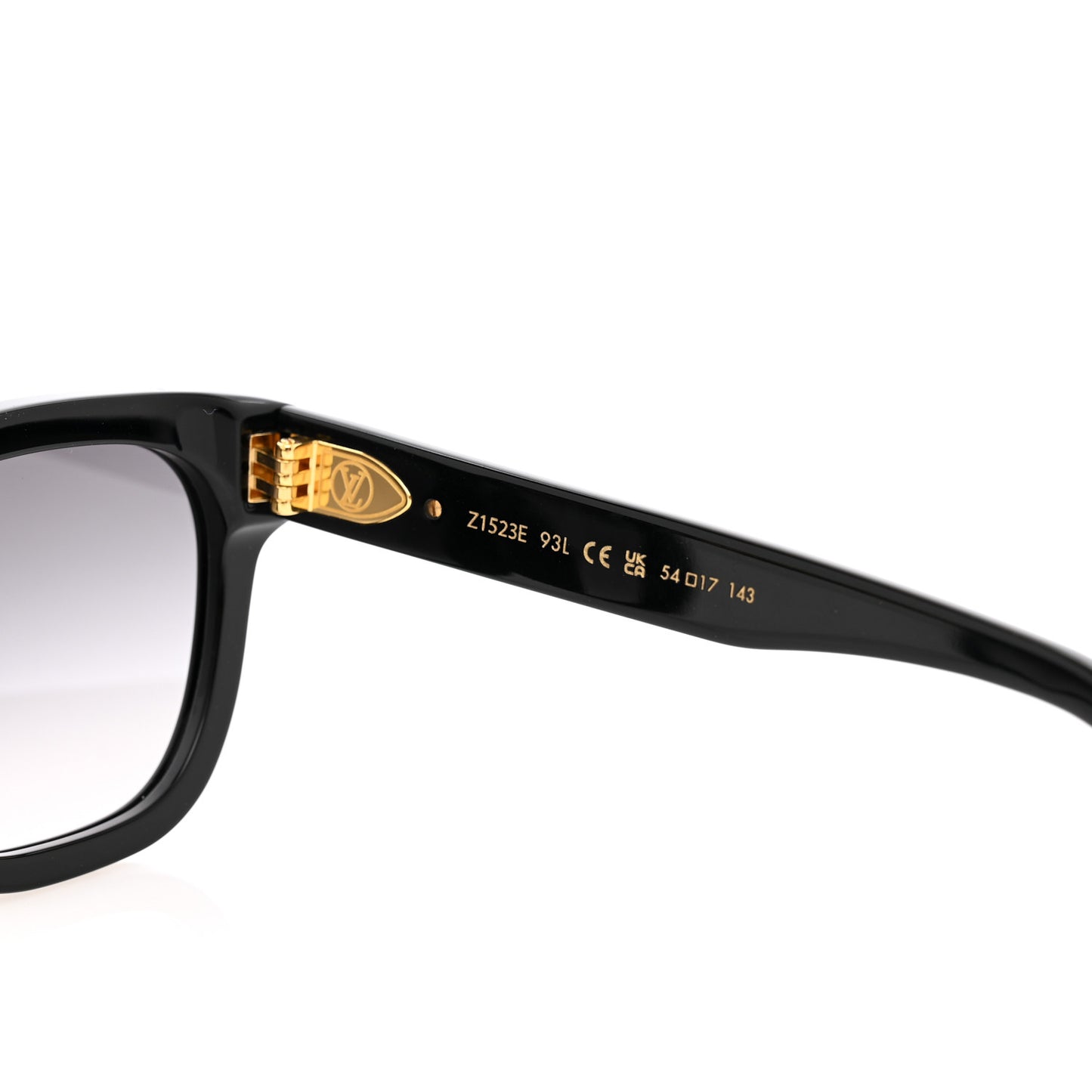 Acetate My Monogram Square Sunglasses Z1523E Black