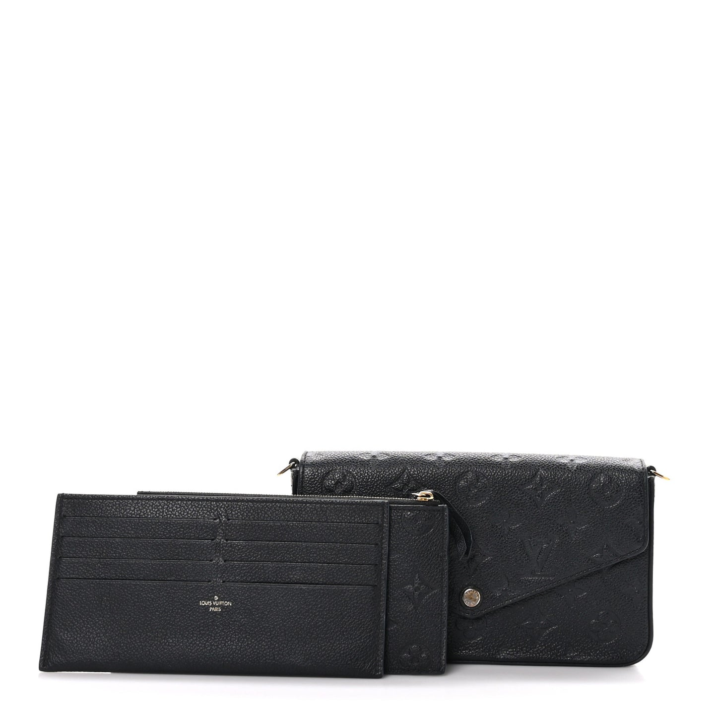 Empreinte Pochette Felicie Chain Wallet Black