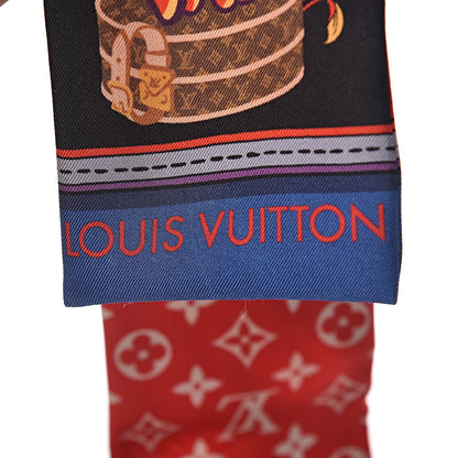 Louis Vuitton Silk Monogram Superstition Bandeau Black 5 of 5