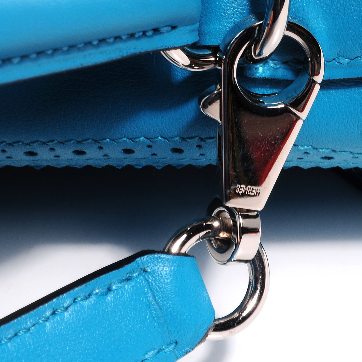Hermes Togo Swift Ghillies Kelly 32 Turquoise 5 of 29