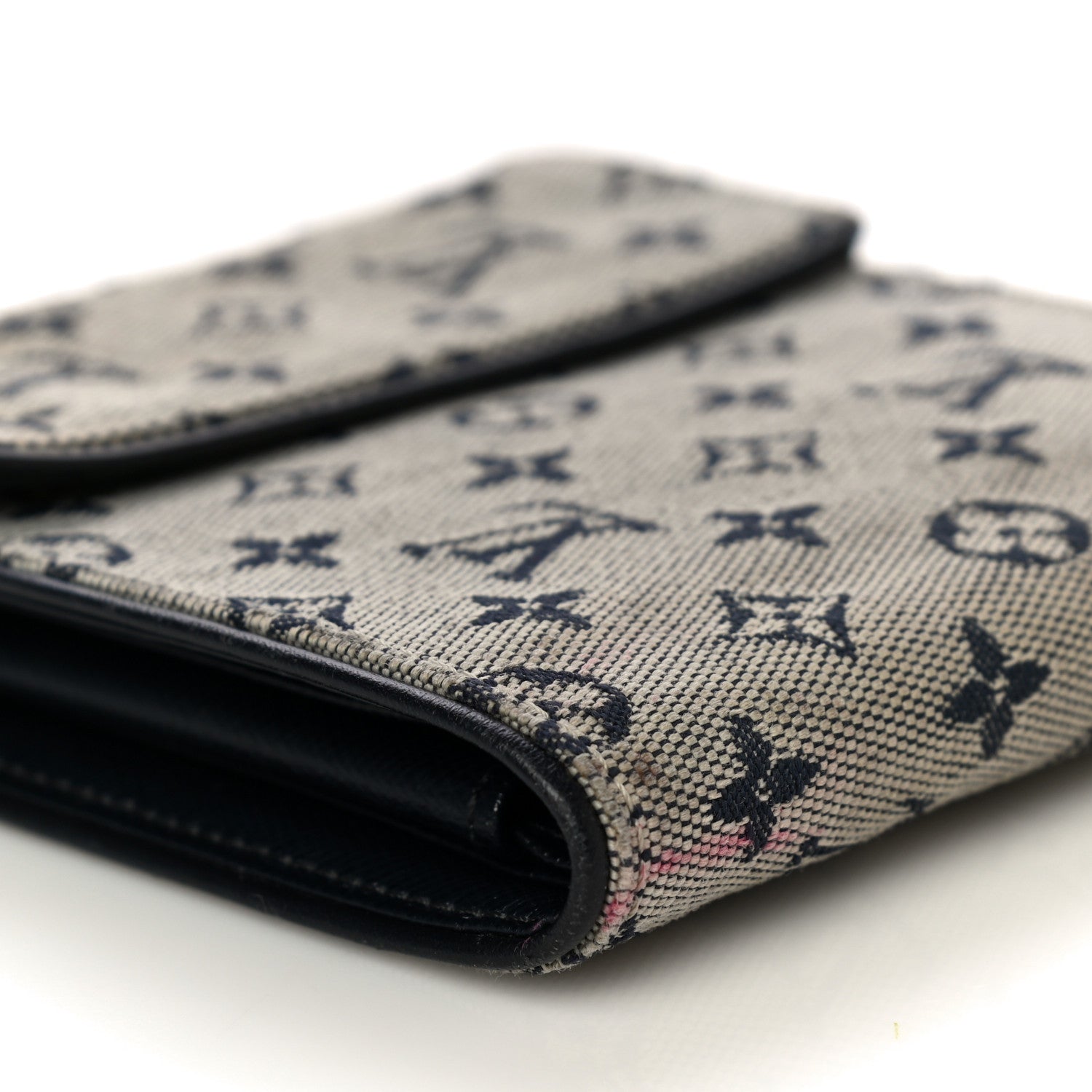 Louis Vuitton Mini Monogram Compact Wallet Blue 9 of 29