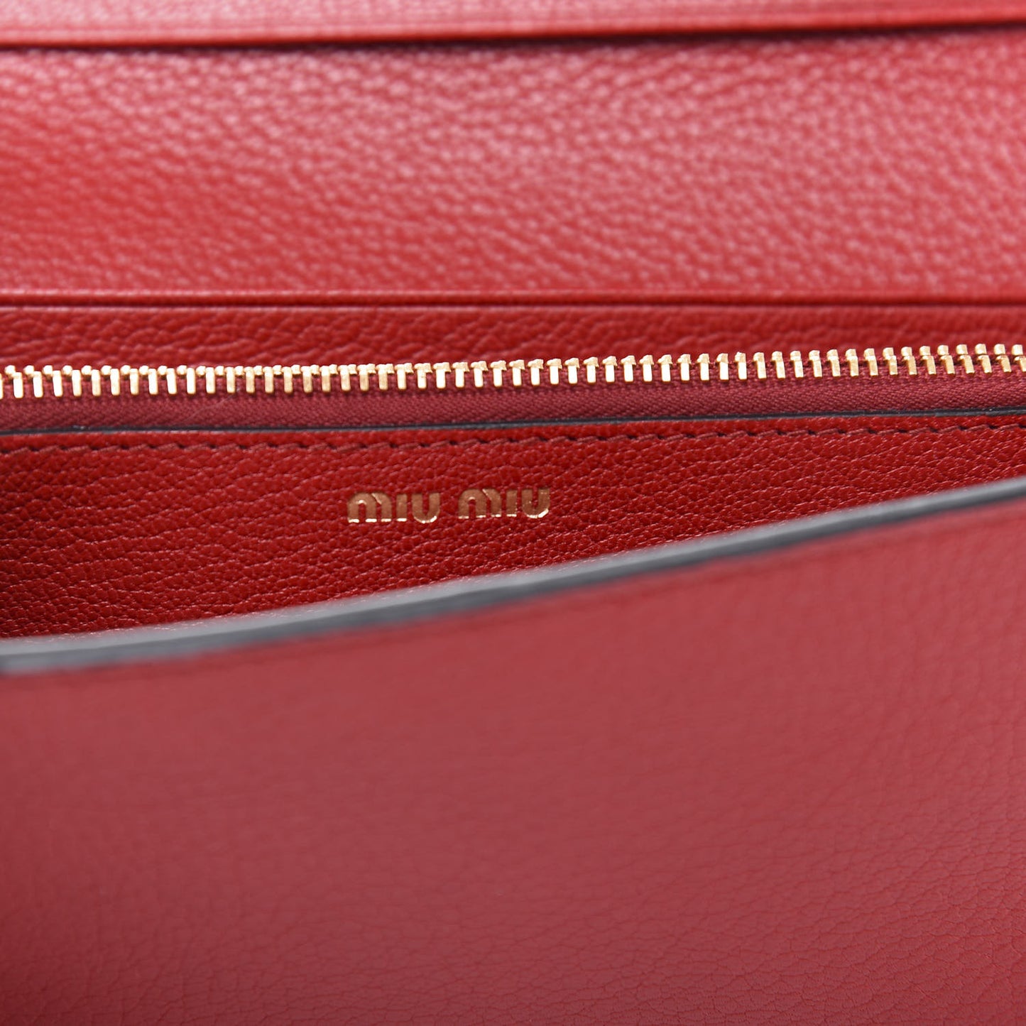 Goatskin Continental Flap Wallet Rubino