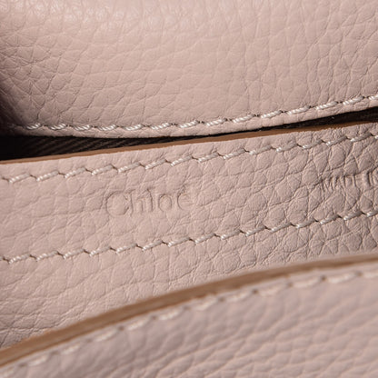 Chloe Calfskin Mini Marcie Round Crossbody Bag Abstract White 7 of 9