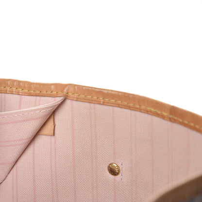 Louis Vuitton Damier Azur Neo Neverfull MM Rose Ballerine 8 of 9