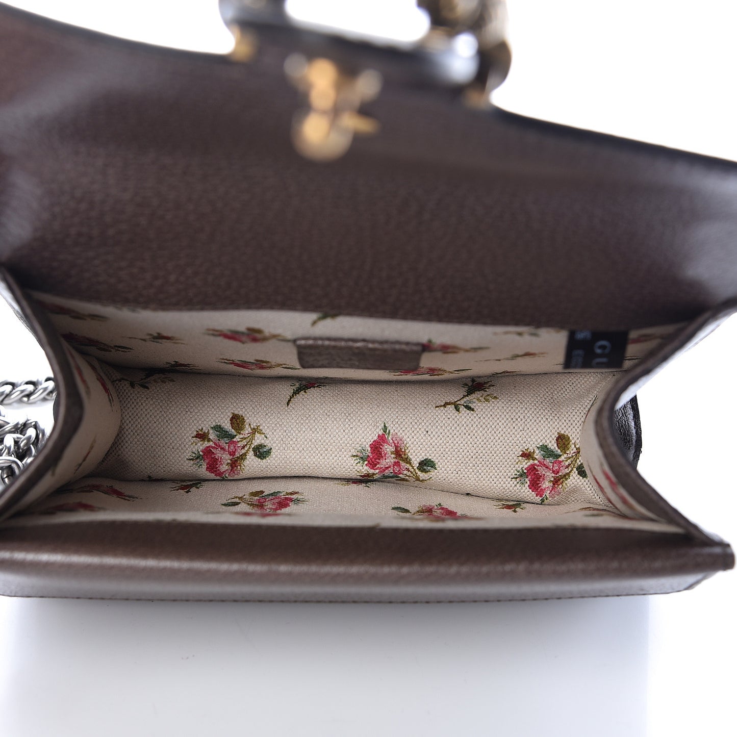 Textured Calfskin Web Mini Dionysus Shoulder Bag New Acero