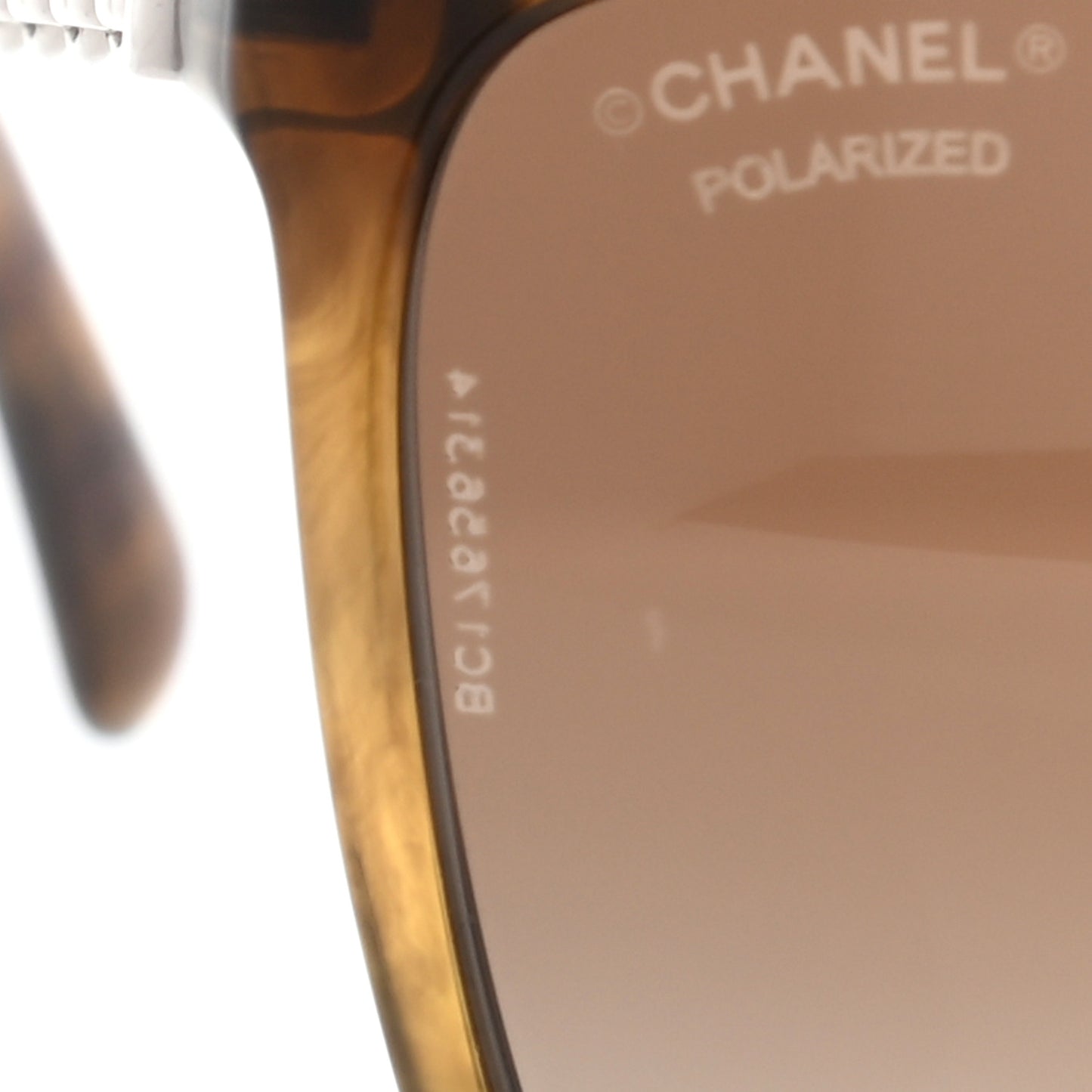 Polarized Square Chain Sunglasses 5325 Tortoise