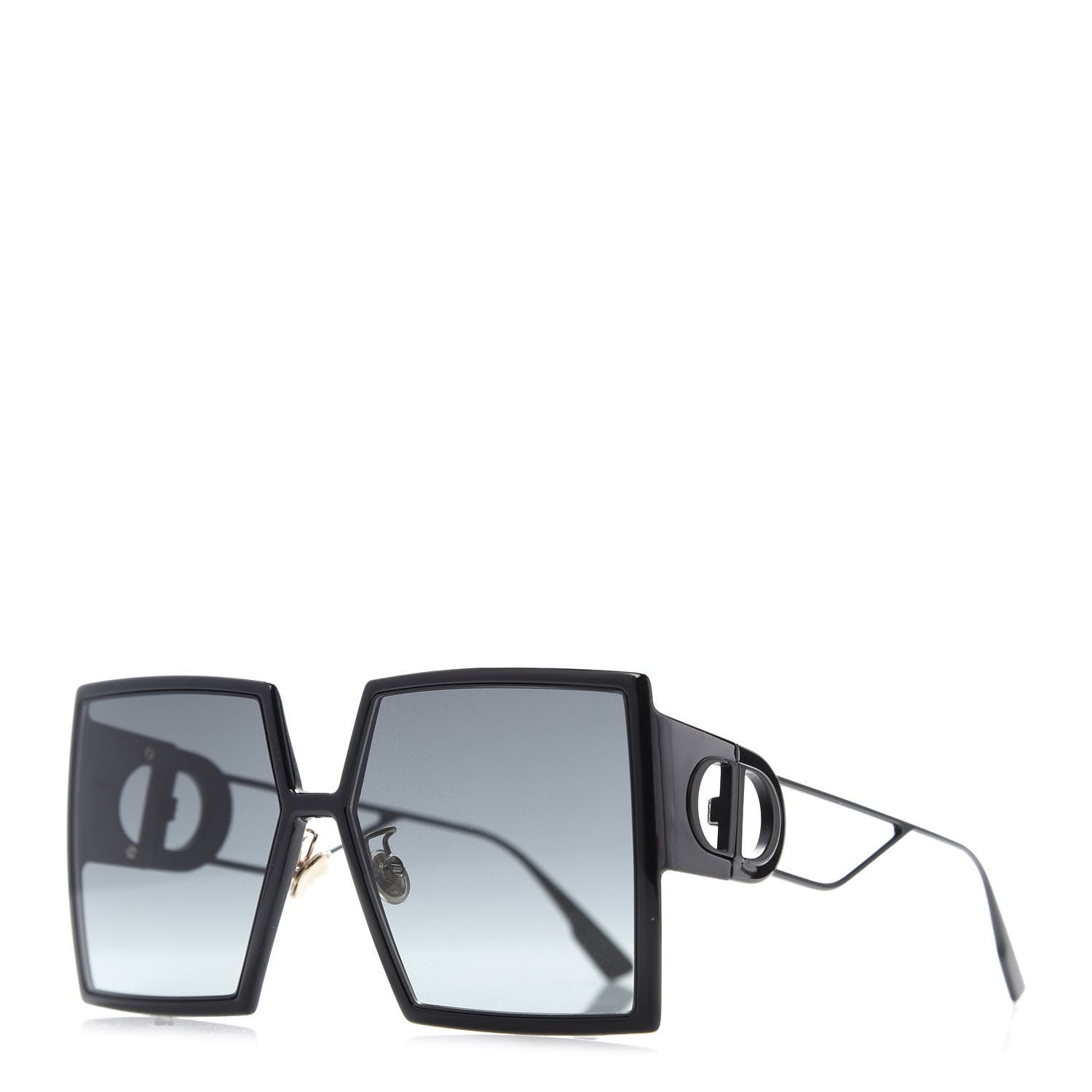 Christian Dior Square 30 Montaigne Sunglasses Black 1 of 7