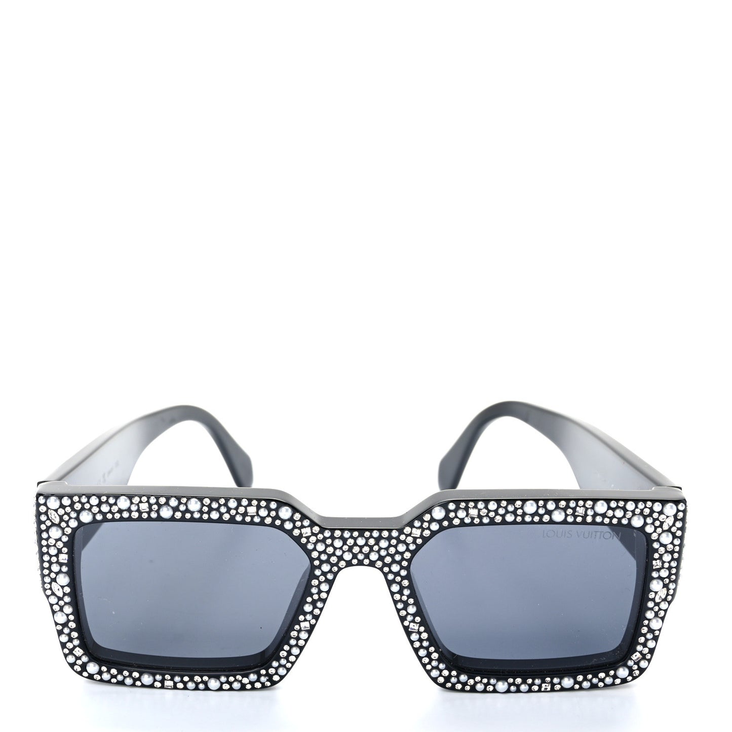 Acetate LV Clash Pearls & Strass Sunglasses Z2396E Black